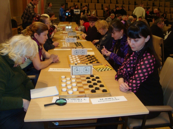 Чемпионат России по русским шашкам – спорт слепых